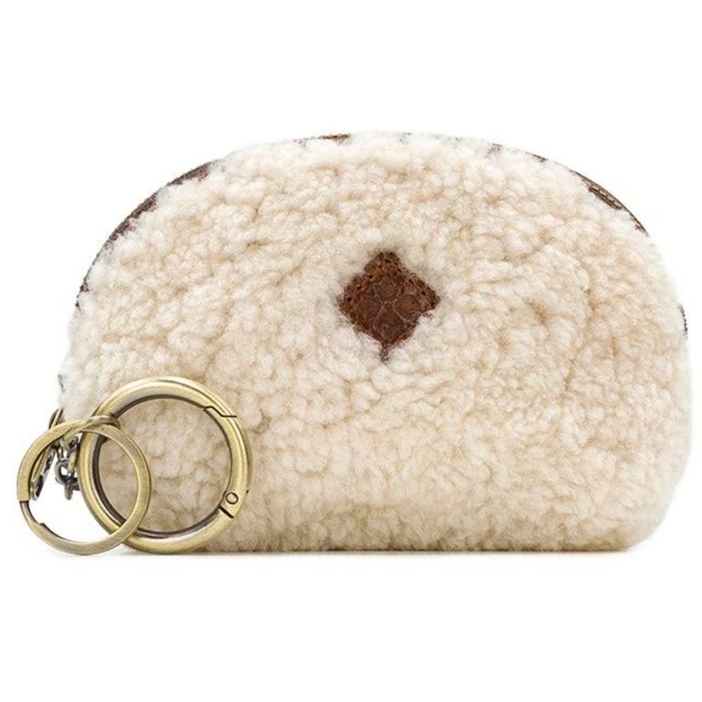 PATRICIA NASH "Keisley" Cognac Cosmetic Key Fob Wallet